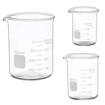Graduated Glass Measuring Low Form Beaker Set (50ML+100ML+250ML). Fixed Price $18.42.