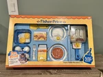 Vintage 1987 Fisher-price Fun With Food Super Skillet Breakfast Set #2115 Box. Fixed Price $214.99.