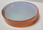 8" Optical Flat Zerodur Concave Mirror Unknown Coating Very Nice 120". Fixed Price $1500.00.