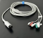 Ivy 7800 Ecg Ekg Cable 6 4 Leads Grabbers Aha - Same Day Shipping. Fixed Price $145.95.