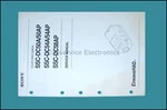 Sony SSC-DC50A, SSC-DC54A, SSC-DC58AP Camera Original Printed Service Manual. Fixed Price $25.50.