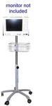 Rolling Stand For Invivo Millennia 3500 Ct-p Patient Monitor New (small Wheel). Fixed Price $279.00.