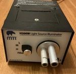 Euc Rare Mti H200W Fiber Optic Light Source Illuminator, Tested, Works Great. Fixed Price $75.00.