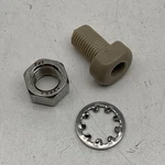 Idex P-441-01N Natural Peek Low-pressure Union Bulkhead, 0.040" Bore, 1/4-28. Fixed Price $11.99.