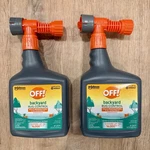 Off! Backyard Pretreat Bug Control 32OZ Insect Killer Mosquito Spray 2-PACK. Fixed Price $24.00.