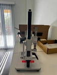 Imada NLV-220-C Vertical Lever Test Stand W/ Force Gauge Used (8307)I. Fixed Price $750.00.