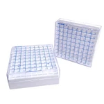 Lot Of Nalgene 5029-0909 Polycarbonate Cryo Boxes, Hold 81 Vials (5ML), 95MM. Fixed Price $43.00.