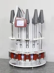 Distek Symphony 7100 Bathless Dissolution System With 6 1L Vessels & Paddles. Fixed Price $3912.97.