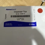Fisherbrand Sterile Dispenser Pipette Tips 100 Ml 25/PK 13-668-719. Fixed Price $68.00.