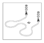 Chattanooga D3/E1/E2/M2/M4/SS/SS2, Hydrocollator Heater Element CHH001 #10630. Fixed Price $139.99.