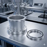 Mdc Adapter 8" Cf (DN100) ISO-160K W/ISO-160 Cr & Viton O-ring. Fixed Price $375.00.