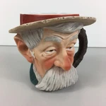 NRM-5 Saturday Evening Post Norman Rockwell Dave Grossman Toby Mug Character Jug. Fixed Price $9.99.