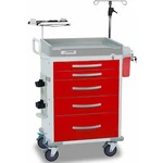 Detecto RC333369RED 6-DRAWER Rescue Medical Cart,. Fixed Price $1603.25.