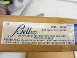 Bellco Ss Culture Tube Closures W/o Fingers 2006-00018 (135 Pcs). Fixed Price $150.00.
