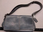 Coach Legacy Blue Leather Flap Shoulder Bag Vintage 2005 Model #9848 Crossbody. Fixed Price $125.99.