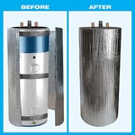 Reflective Water Heater Jacket Insulation Fits 100 Gallon Tank R8 (foil / Black). Fixed Price $44.88.