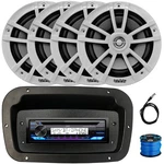 Jvc Aux/usb Receiver, 4X Infinity 6.5" 225W High-performance White Speaker, Wire. Fixed Price $321.99.
