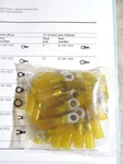 Raychem B-106-1503 Duraseal Crimp Ring Terminals #10 Stud Yel New Bags. Fixed Price $8.99.