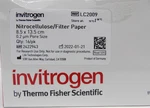 Invitrogen LC2009 Nitrocellulose Filter Paper 8.5 X 13.5 Cm 0.2 Um Qty: 16. Fixed Price $29.99.