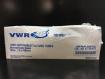 Vwr No 47729-572 Culture Tubes Borosilicate Glass 9ML 100MM 13MM. Fixed Price $46.75.