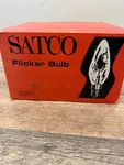 Lot 25 Satco Flicker Flame Bulbs No. S3659 Torpedo, Candelabra Base. Fixed Price $99.99.
