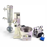 Buchi Rotavapor R-100 W/ B-100 Heating Bath Dry Ice Condenser Welch Pump. Fixed Price $2499.00.