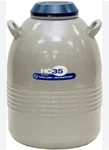 Taylor Wharton 35HCB-11M Liquid Nitrogen Storage Dewar W/ Canisters. Fixed Price $1300.00.