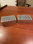 Benchmark Scientific Blocks -3 3/8 X 5 Centrifuge Tubes 48 Holes Per. Fixed Price $200.00.