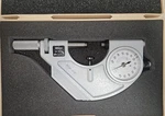 Mitutoyo 523-122 IP54 Dial Snap Meter: 25-50MM Range, 0.001MM. Fixed Price $300.00.
