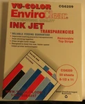 New Sealed Package. Vu-color CG6209 Ink Jet Transparencies. 50 Sheets. Fixed Price $17.99.
