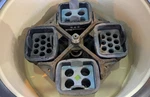 Sorvall Centrifuge Swing Rotor From RT6000B With 4 Dupont 11053 Buckets. Fixed Price $22.49.