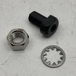 Idex P-441-01BLK Black Peek Low-pressure Union Bulkhead, 0.040" Bore, 1/4-28. Fixed Price $11.99.