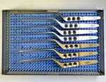 Set 7 Aesculap Yasargil Tissue Grasping/tumor Micro Form Forceps & Tray Neuro. Fixed Price $370.00.