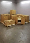 Jamestown 11-PIECE Wood Lab Casework Set Corner Units, Aprons & Drawer Suites. Fixed Price $2750.00.