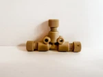 Upchurch Scientific Tee 1/4-28 Peek 16038. Fixed Price $42.50.