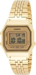 Casio LA680WGA-9D Women's Vintage Floral Gold Tone Alarm Chrono Digital Watch. Fixed Price $75.00.