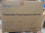 Fisher Scientific 12-893-0064E Disposable Lab Coats Size Xl 50 Per Case. Fixed Price $250.00.