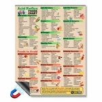 Geabylou Acid Reflux Foods Chart Magnetic 8.5X11 - Gerd 8.5"L 11"W, Colored. Fixed Price $16.87.