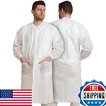 Medical Nation 10 Disposable White Lab Coats - Knee Length For & Women. Fixed Price $63.45.