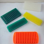 Lot Of 5 Microcentrifuge Pcr Tube Racks Assorted Colors & Sizes. Fixed Price $39.95.