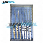 Set 7 Aesculap Yasargil Tissue Grasping Tumor Micro Form Forceps & Tray Neuro. Fixed Price $194.04.