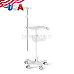 Medical Trolley Cart/mobile Rolling Cart+basket+infusion Stand+silicone Holders. Fixed Price $159.99.