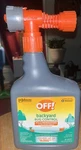 Off! Backyard Bug Control Protection Hose Spray Attachment 32 Oz New. Fixed Price $8.00.