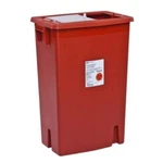 Covidien 8938 Sharpsafety Container Slide Lid, 18 Gal Capacity, Red (pack. Fixed Price $243.08.