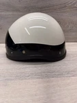 Vintage Seer Corp. Medium Police Helmet Black/white 8-86. Fixed Price $99.00.