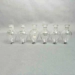 Chemglass 25 Ml Pear Shaped Flask Heavy Wall 14/20 Outer Joint Set Of 6. Fixed Price $66.00.