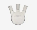 Chemglass CG-1524-05 Heavy Wall Round Bottom 3-NECK 500ML Flask Angled 20 24/40. Fixed Price $141.51.