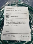 Hamilton Medical HMM-340 Conductive O2 Hose 10FT Green Fml Htxdiss. Fixed Price $59.99.