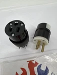 Leviton 5266-C Straight Blade Plug 15A 125V And Eaton #222 Female. Fixed Price $17.19.