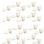 Crucible, Porcelain, High-form, 20ML, With Lid, Pack Of. Fixed Price $42.45.